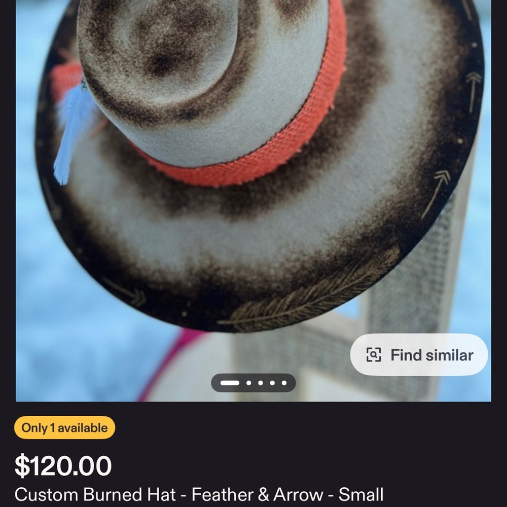 Custom Burned Hats